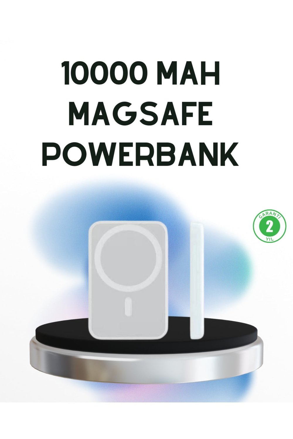 Kablosuz MagSafe Powerbank – iPhone Uyumlu, 10000 mAh, Isı Dağılımlı