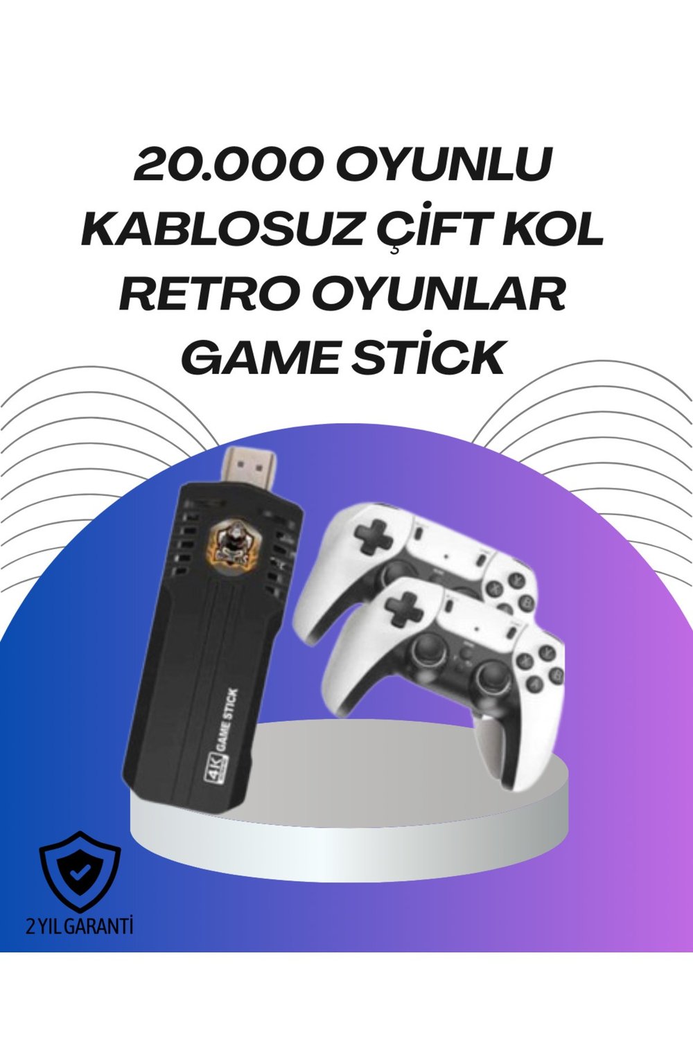 Kablosuz Retro Oyun Konsolu – Binlerce Oyun ve HD Görüntü ile Keyifli Oyun Deneyimi