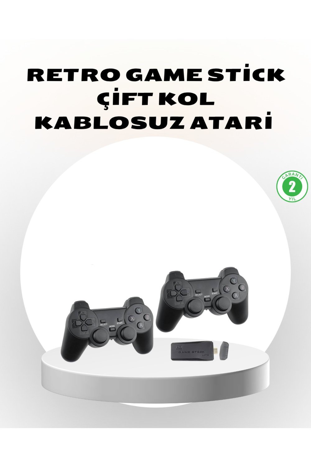 Kablosuz Taşınabilir Oyun Konsolu 2.4G TV Bağlantılı Kompakt Tasarım