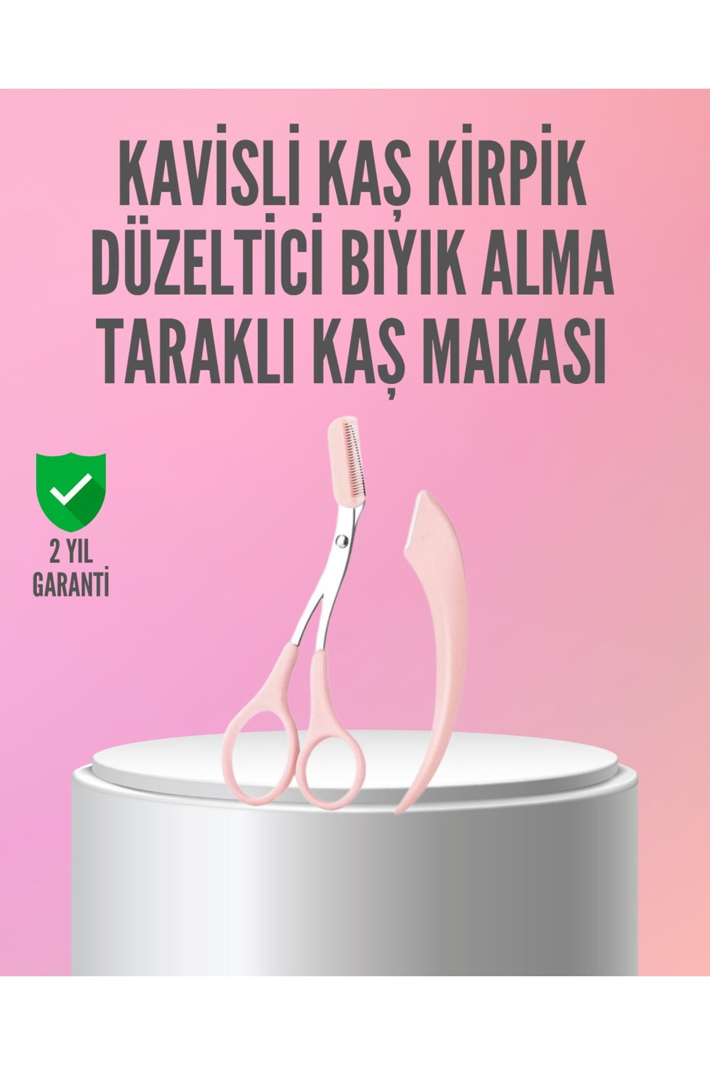 Kaş ve Kirpik Şekillendirme İçin Yüz Bakım Makası
