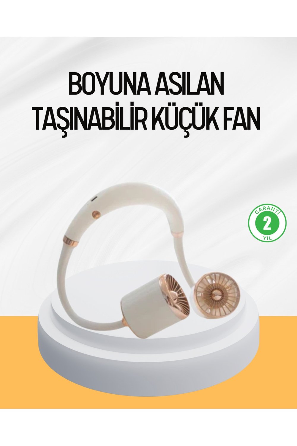 Katlanabilir Asılabilir Fan USB Şarjlı Hafif ve Sessiz Tasarım