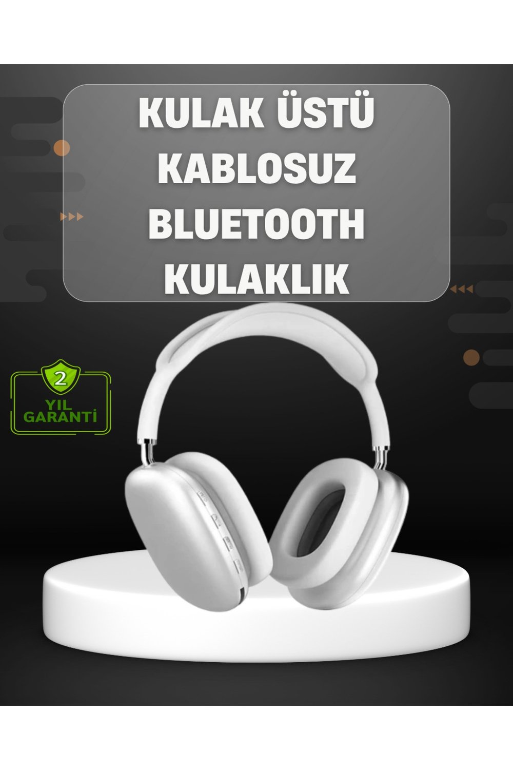 Katlanabilir Bluetooth V5.0 Kablosuz Kulaklık | 400 mAh, Gürültü Azaltma