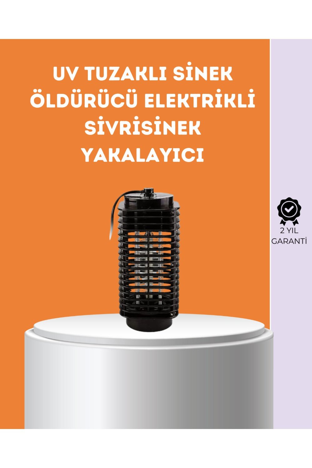 Kimyasal İçermeyen UV Işıklı Böcek ve Sivrisinek Kapanı – Güvenli Kullanım