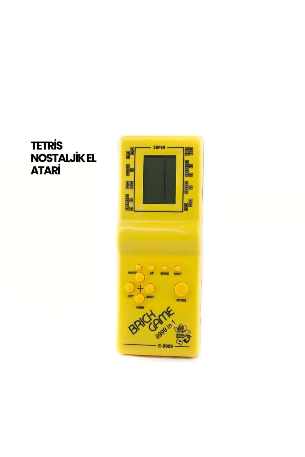 Klasik Gameboy Tetris Oyunu – Taşınabilir Pil ile Çalışan Retro El Konsolu