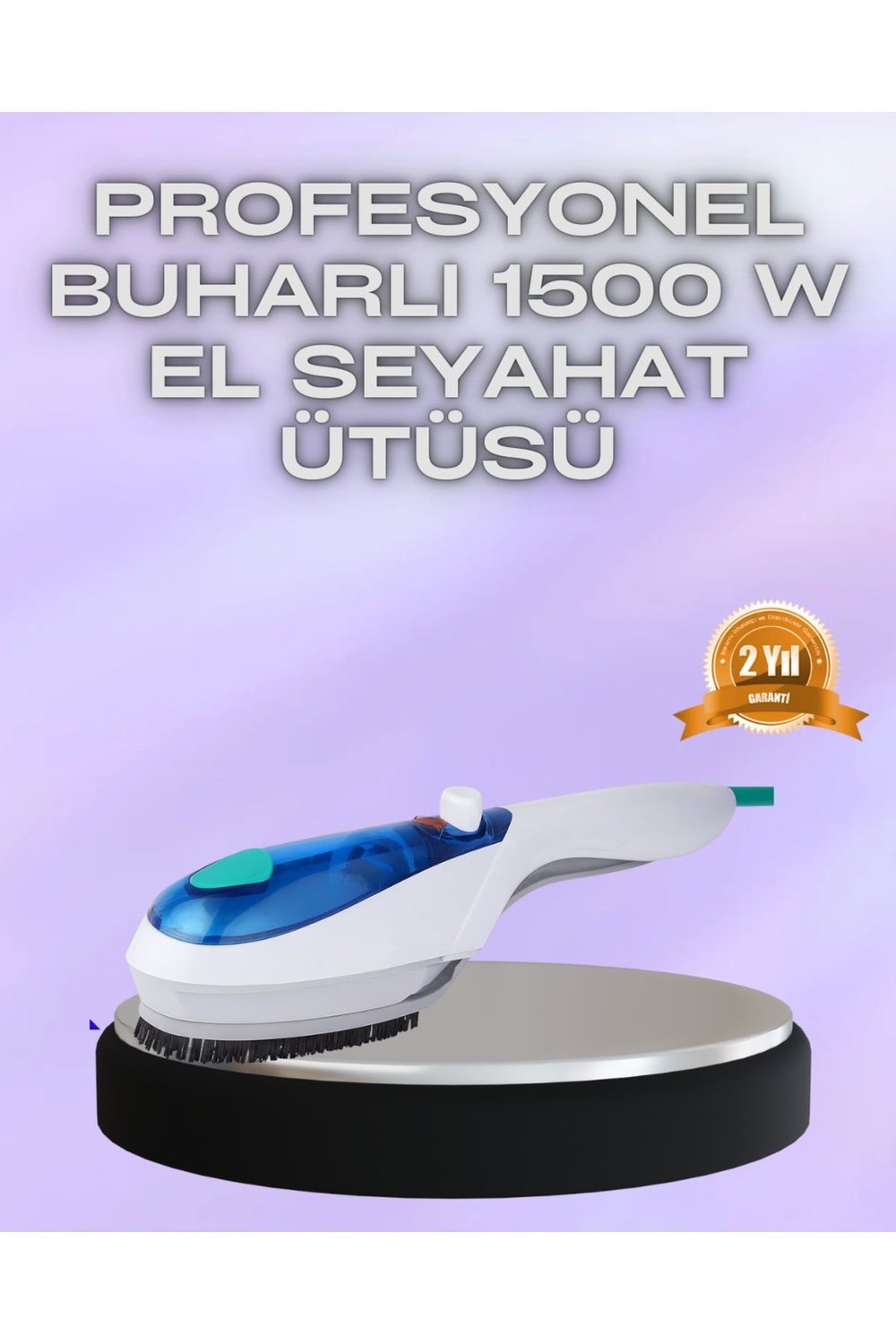 Kompakt Seyahat Tipi Buharlı Ütü Pratik Kırışıklık Açıcı