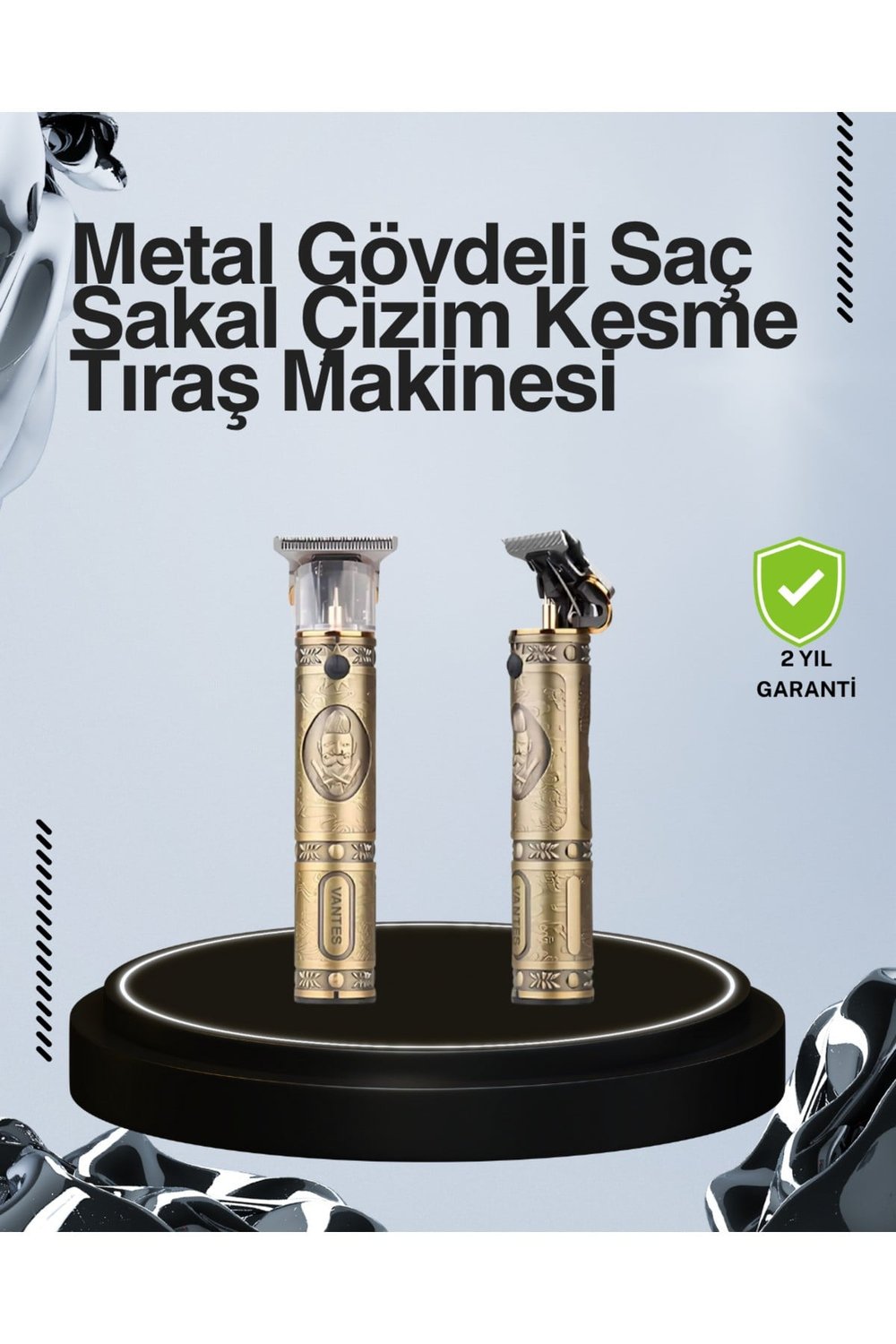 Kompakt Tasarımlı, Uzun Pil Ömürlü Saç Sakal Kesme Makinesi