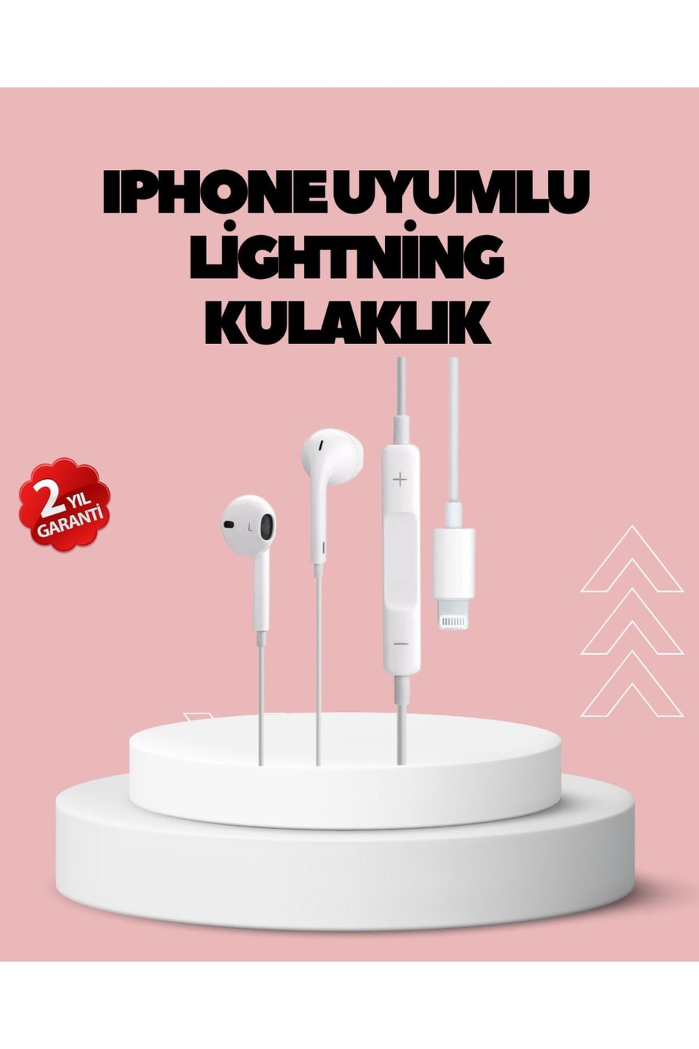 Konforlu Ergonomik Kare Tasarımlı Müzik ve Çağrı Kulaklığı