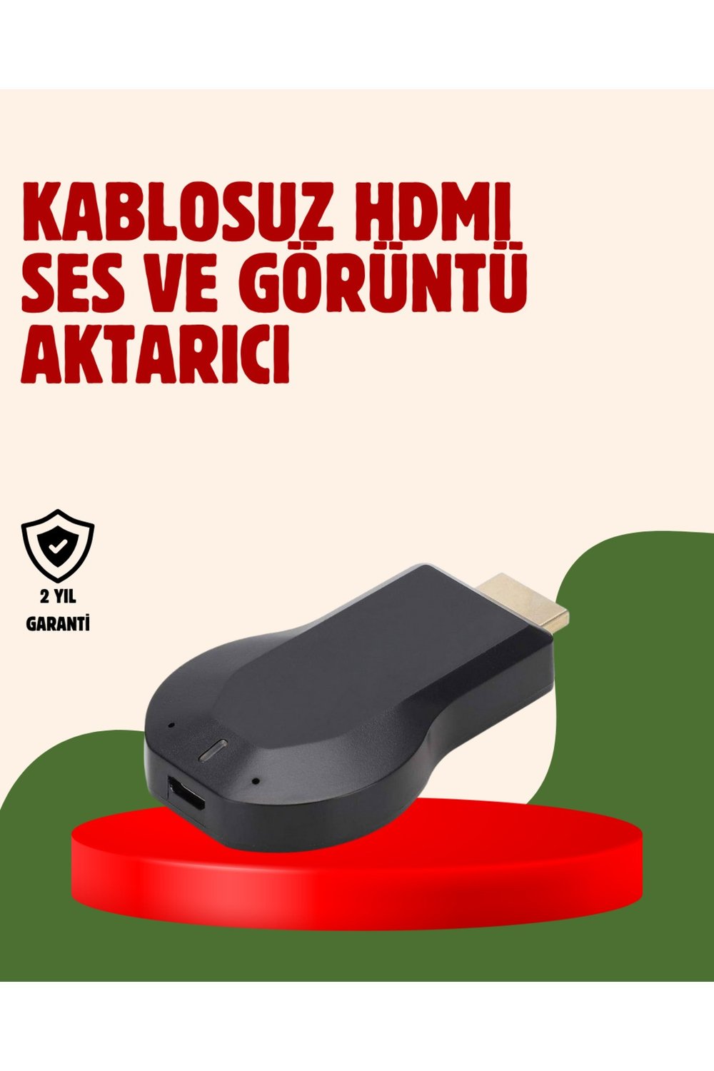 Küçük Boyutlu TV Dongle – Cep Boyutunda 1080p Ekran Yansıtıcı