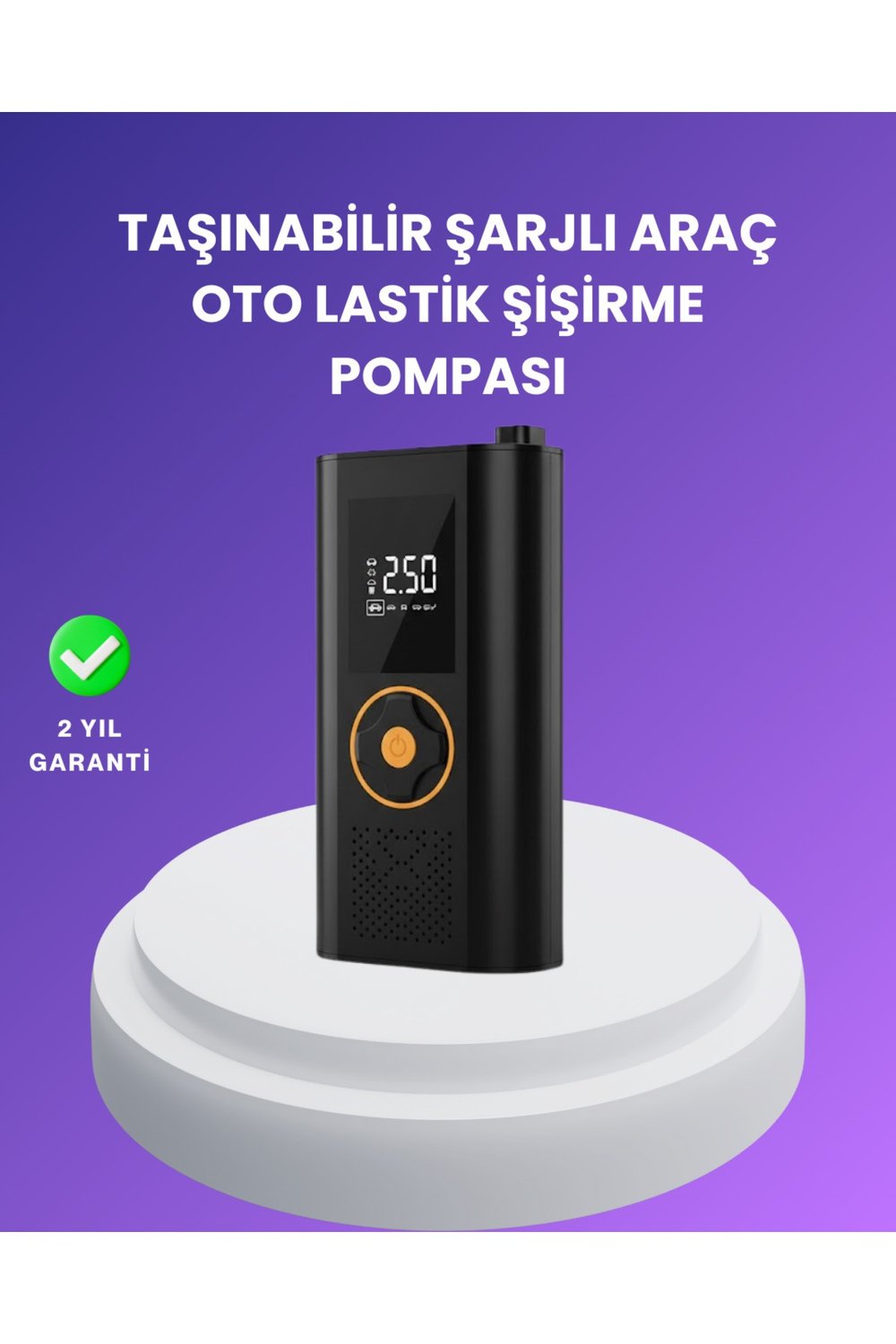 LED Ekranlı Akıllı Hava Kompresörü Hassas Basınç Kontrolü
