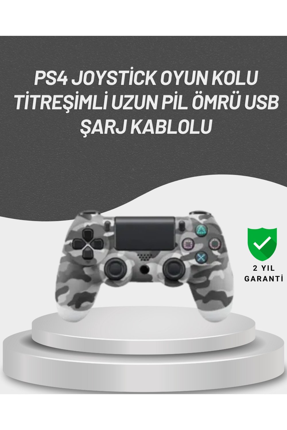 LED Işıklı Oyun Kolu – Durum Göstergeli Şık Tasarım
