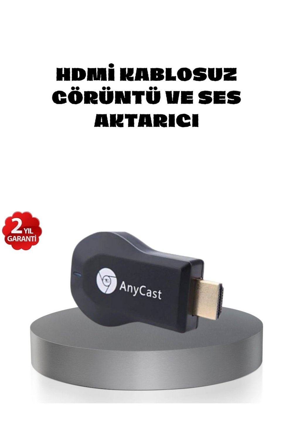 M9 Plus Kablosuz HDMI Görüntü Aktarıcı – Tak Çalıştır, iOS Android Windows Uyumlu