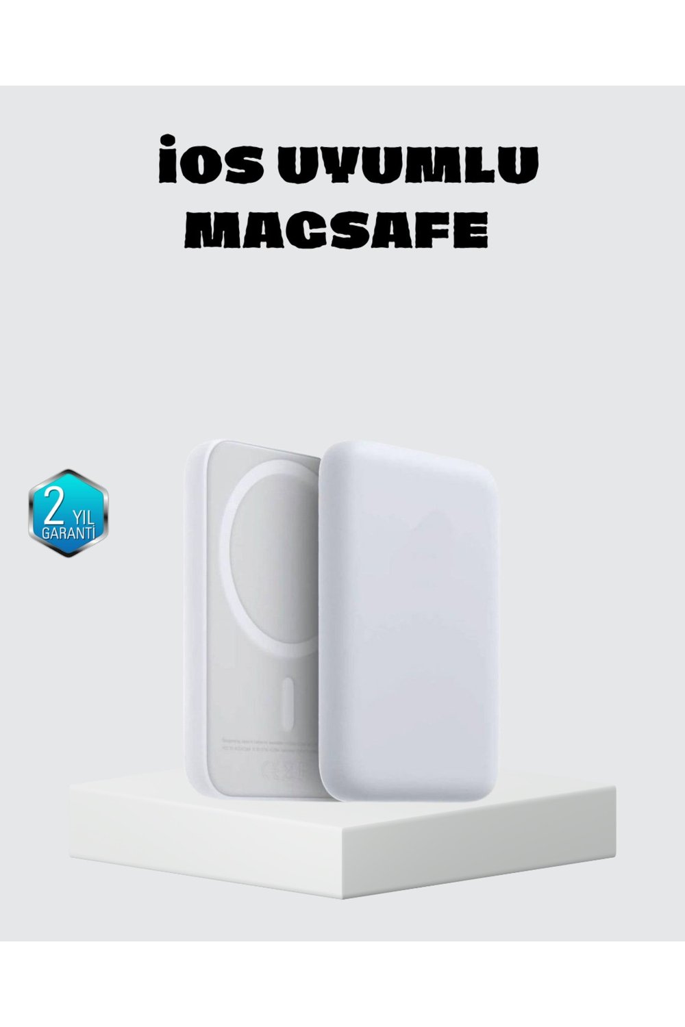 MagSafe 15W Kablosuz Hızlı Şarj, Lightning Girişli Taşınabilir Batarya