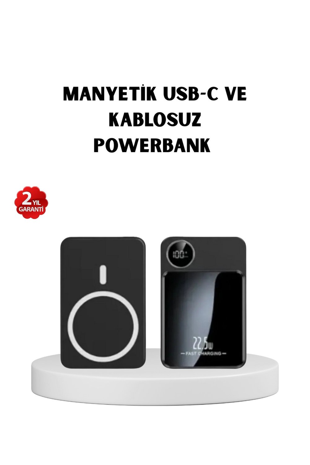 MagSafe Uyumlu Powerbank 20W PD 15W