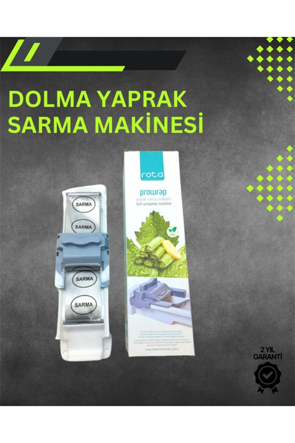 Manuel Yaprak Sarma Cihazı Gıdaya Uygun Kolay Temizlenebilir Tasarım