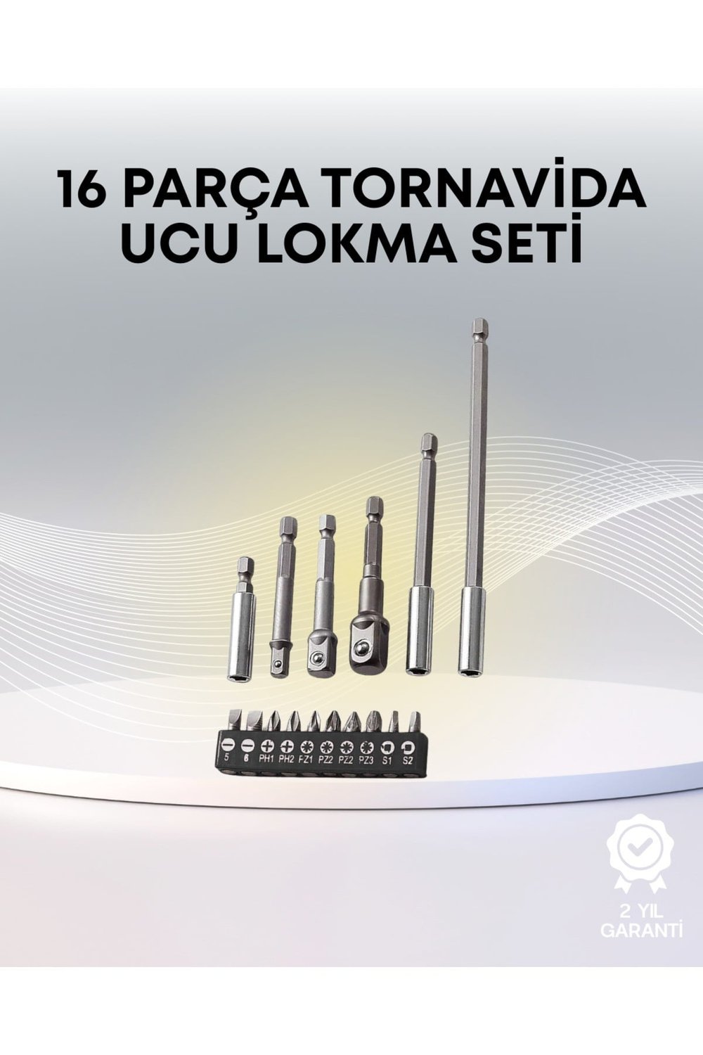 Metal Gövdeli 16lı Bits Seti Çok Fonksiyonlu Tamir Aleti