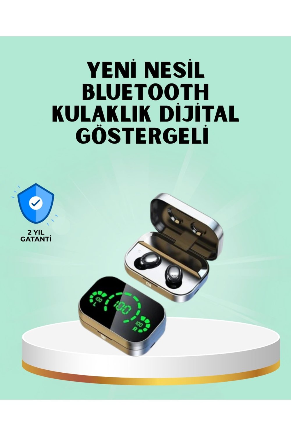 Metal Kasa Bluetooth Kulak İçi Kulaklık – Net Çağrı, Güçlü Bağlantı