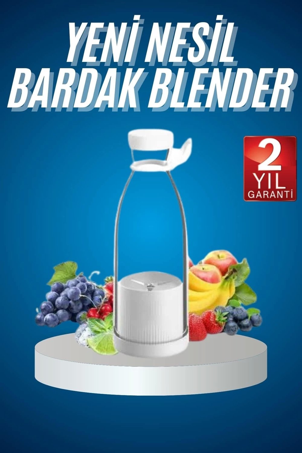 Meyve Sıkacağı Taşınabilir Usb Elektrikli Blender Mini