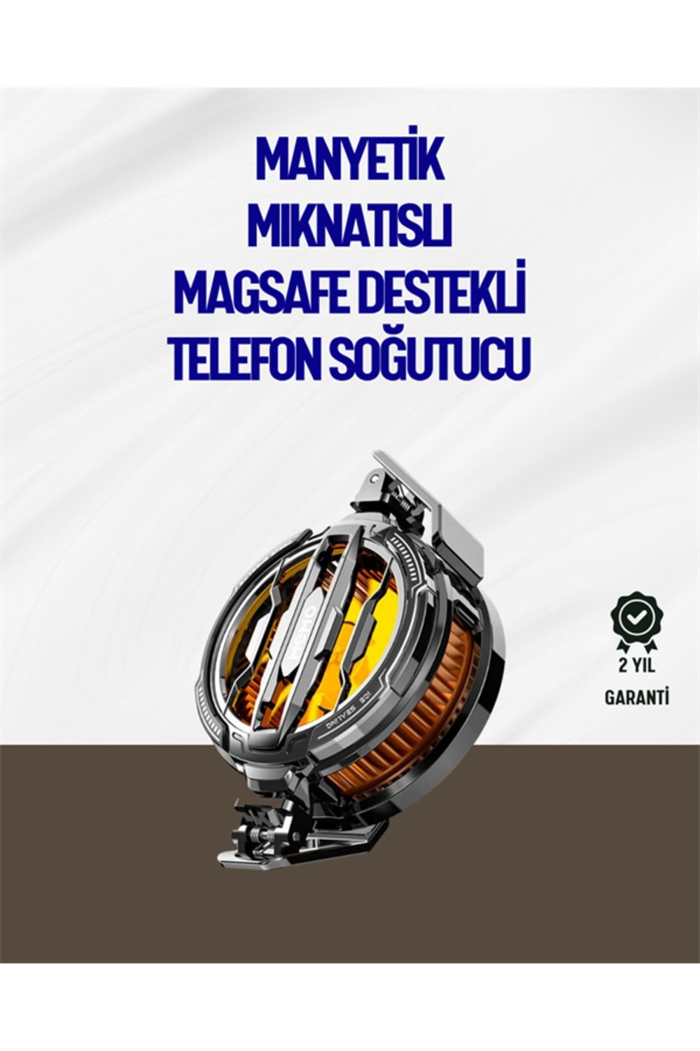 Mıknatıslı ve Aparatlı Montajlı Soğutucu Fan | Her Cihaza Uyumlu | LED Göstergeli