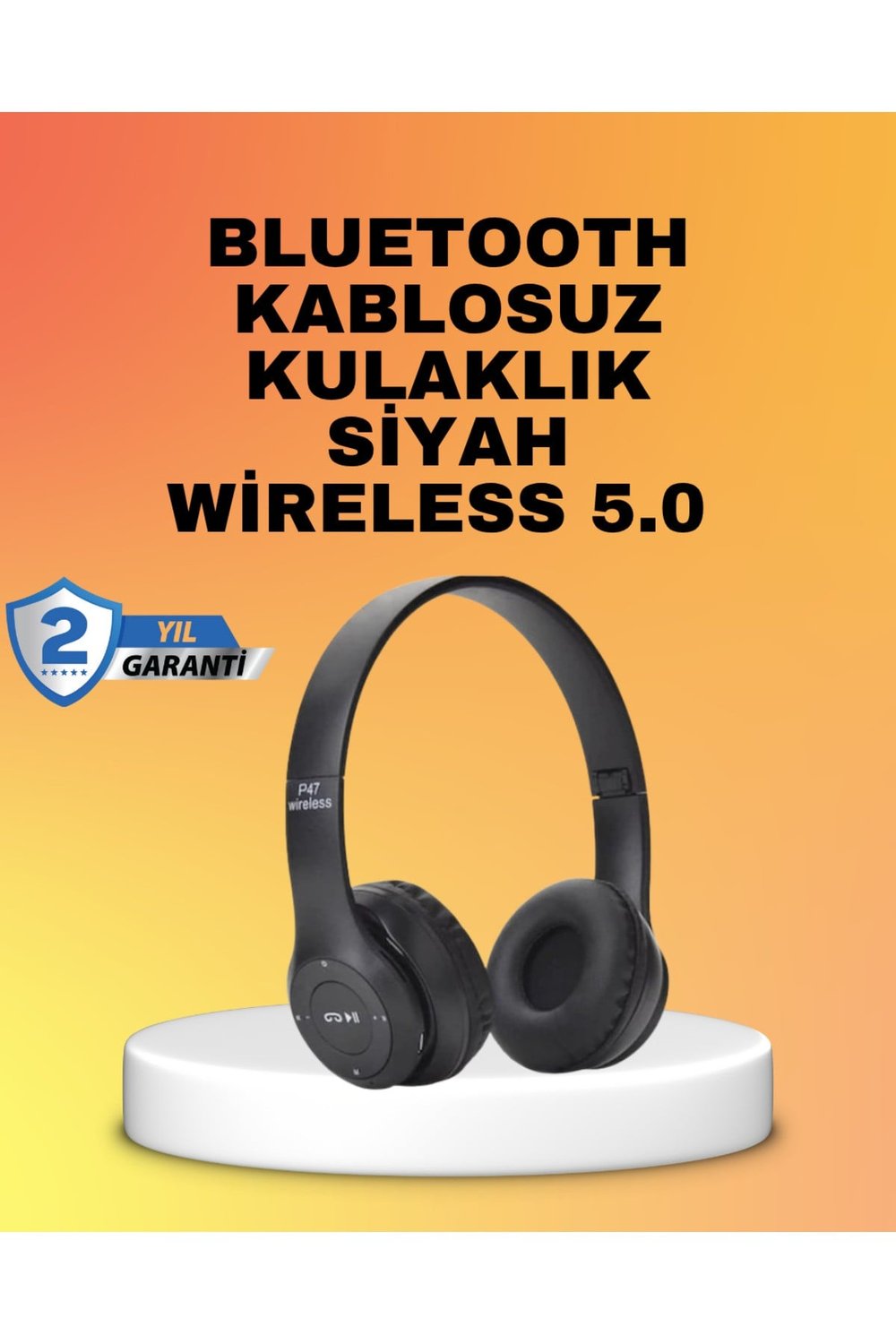 Mikrofonlu Kablosuz Kulaklık | Uzun Pil Ömrü ve Stereo Ses Performansı