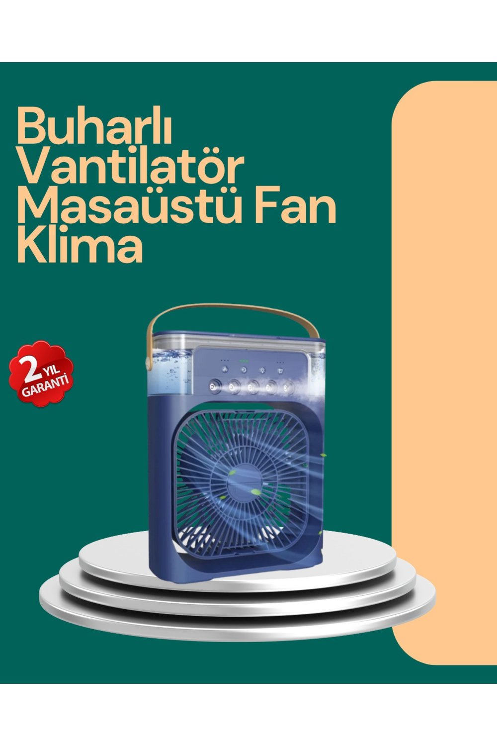 Modern Tasarımlı Kompakt ve Güçlü Hava Üfleyen Fan