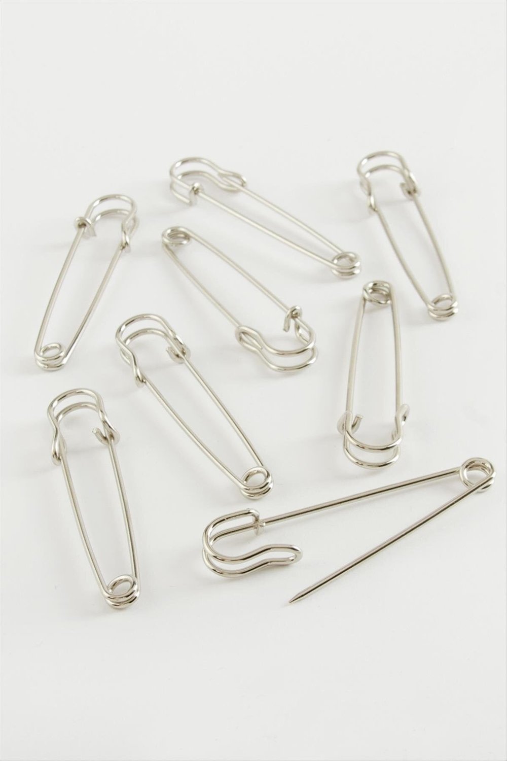 MTXDPN İskoç Çengel İğnesi 6 cm 1 (181530) Adet-Gümüş Rengi