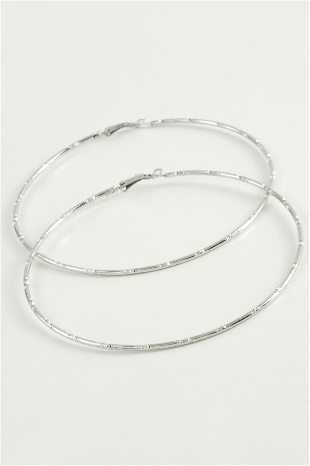 MTXDPN Noktalı Metal Halka Küpe 8-9-10 (163355) cm-9 cm
