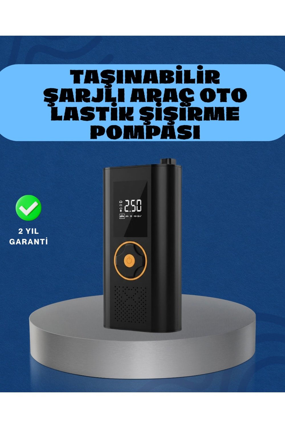 Otomatik Duran Dijital Hava Pompası Kompakt ve Taşınabilir Tasarım