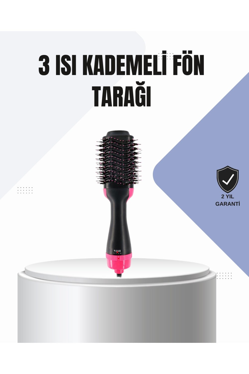 Oval Tasarımlı Profesyonel Fönlü Saç Şekillendirici