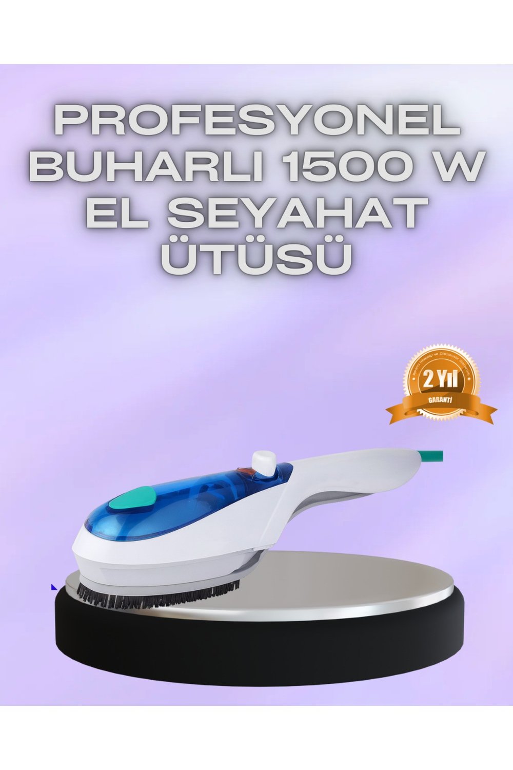 Portatif Buharlı Ütü Pratik Seyahat Tipi Kırışıklık Açıcı