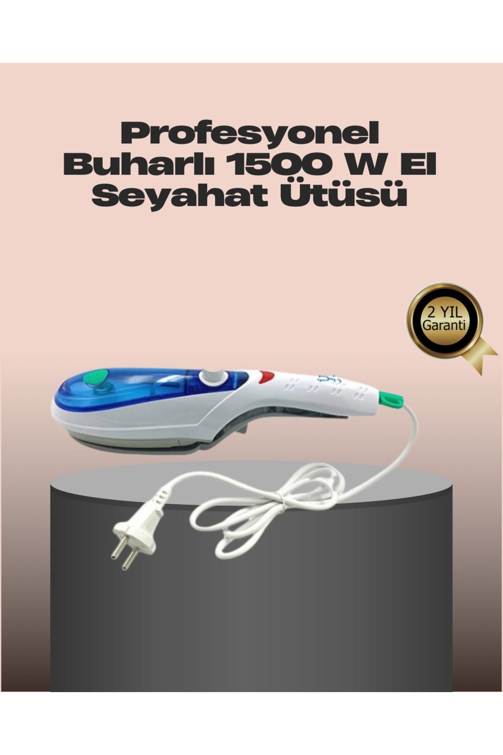Pratik Buharlı Seyahat Ütüsü Kırışıklık Açıcı