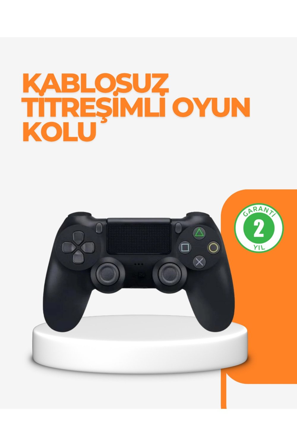 Ps4 Uyumlu Kablosuz Oyun Kolu – Titreşimli Şarjlı Ve Ergonomik