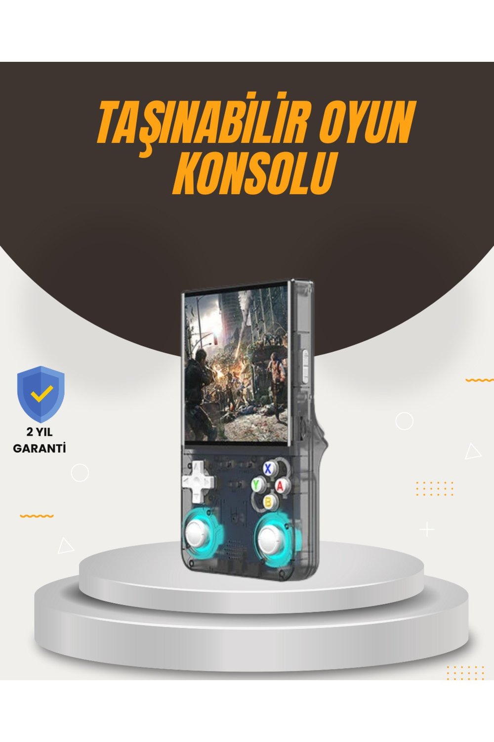 R36 Ultra El Konsolu – 4” HD IPS Ekran, 128GB Dahili Hafıza, 30.000 Oyun Yüklü