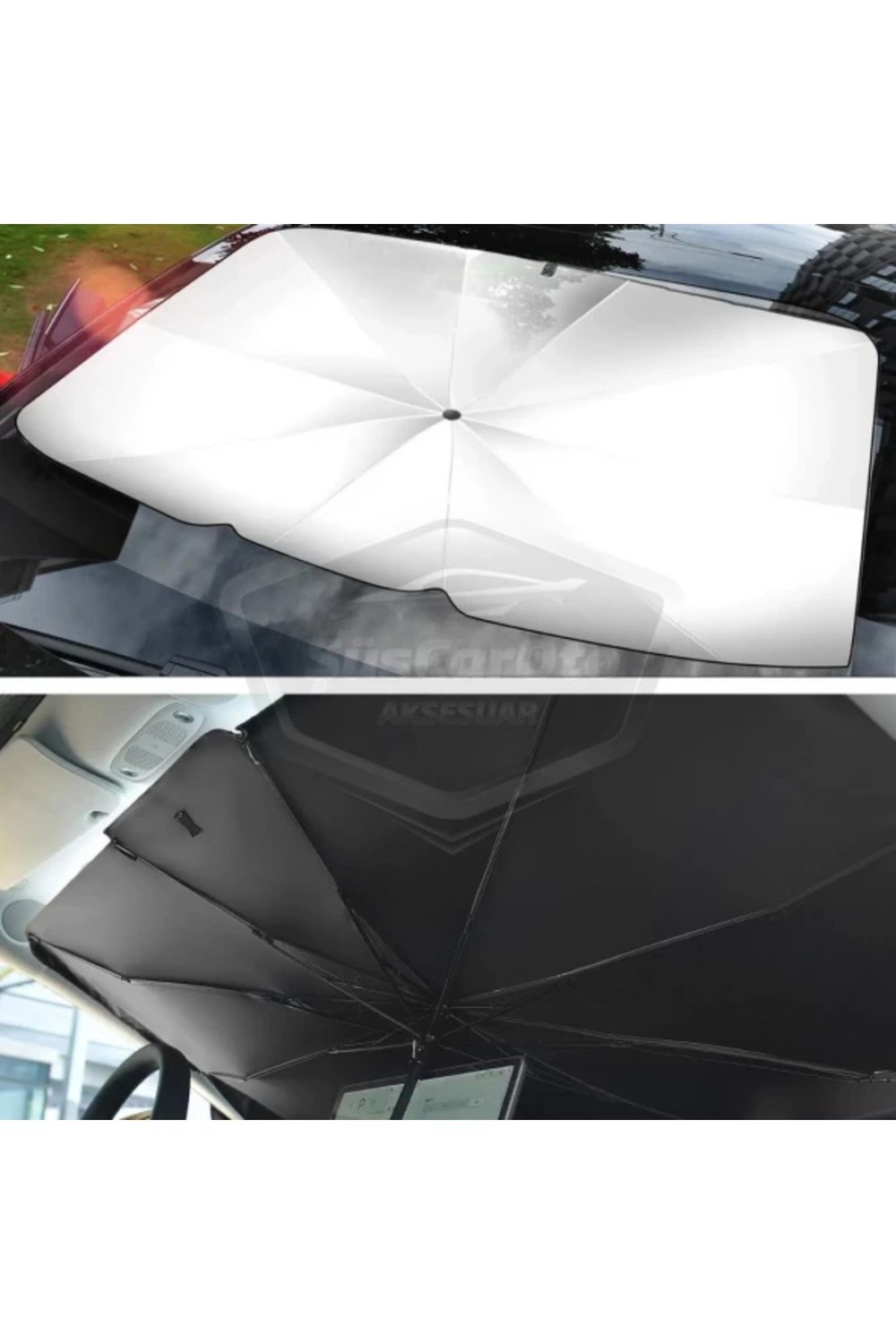 Renault Symbol, Dacia Sandero, Opel Corsa, Ford Ka, Peugeot 208 Uyumlu Oto Şemsiye