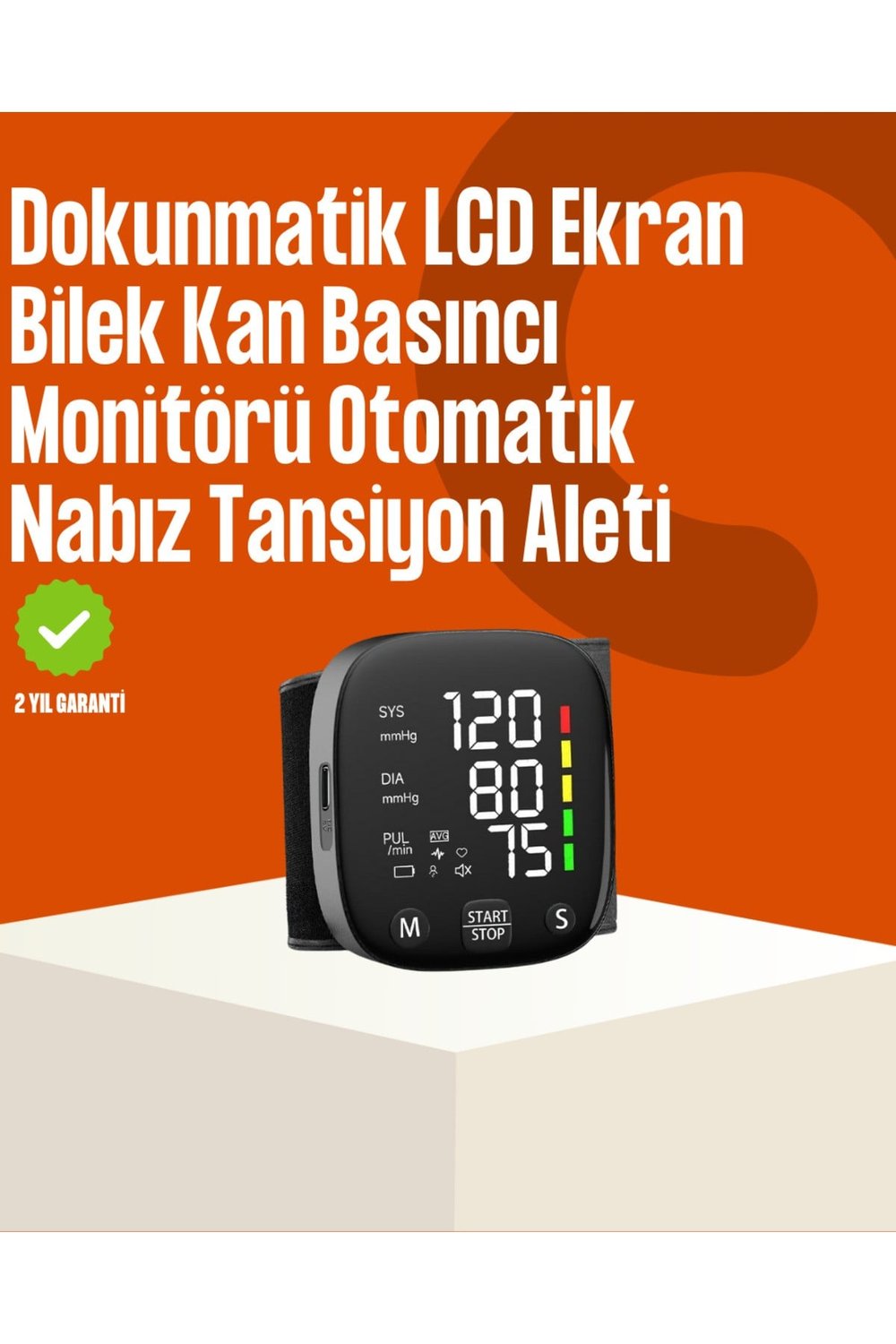 Renkli Risk Göstergeli Tansiyon Aleti