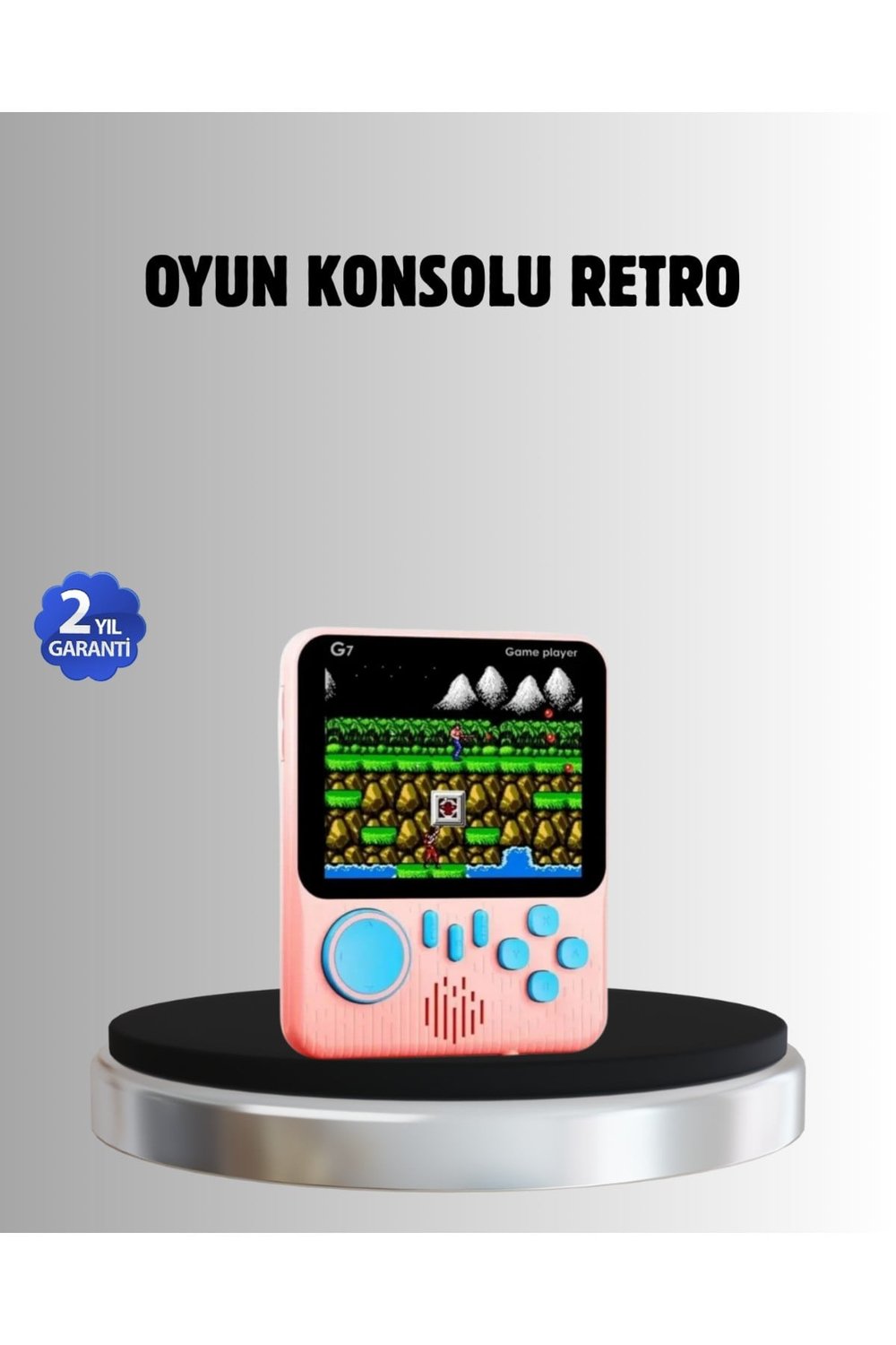 Retro Oyun Konsolu – 3.5 İnç Ekran, 666 Klasik Oyun, TV Bağlantılı