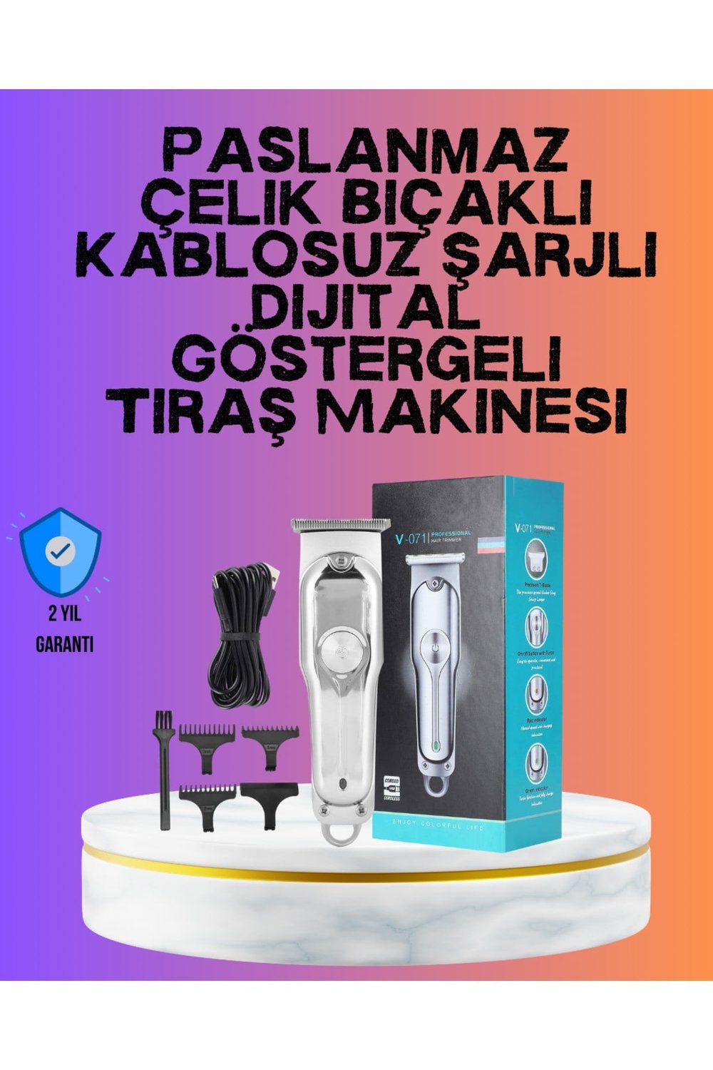 Saç ve Sakal Kesme Makinesi – Profesyonel ve Çok Fonksiyonlu