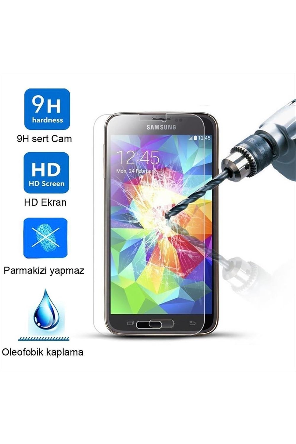 Samsung Galaxy S3 I9300 Kırılmaz Cam Ekran Koruyucu