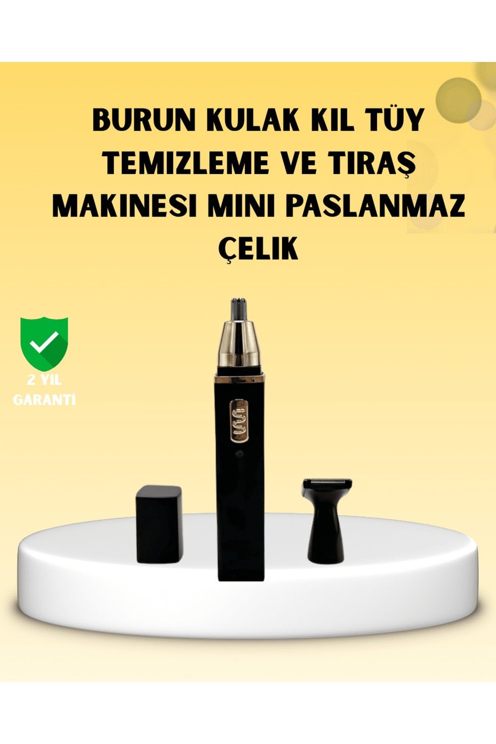 Şarjlı burun ve kulak kılı temizleme cihazı