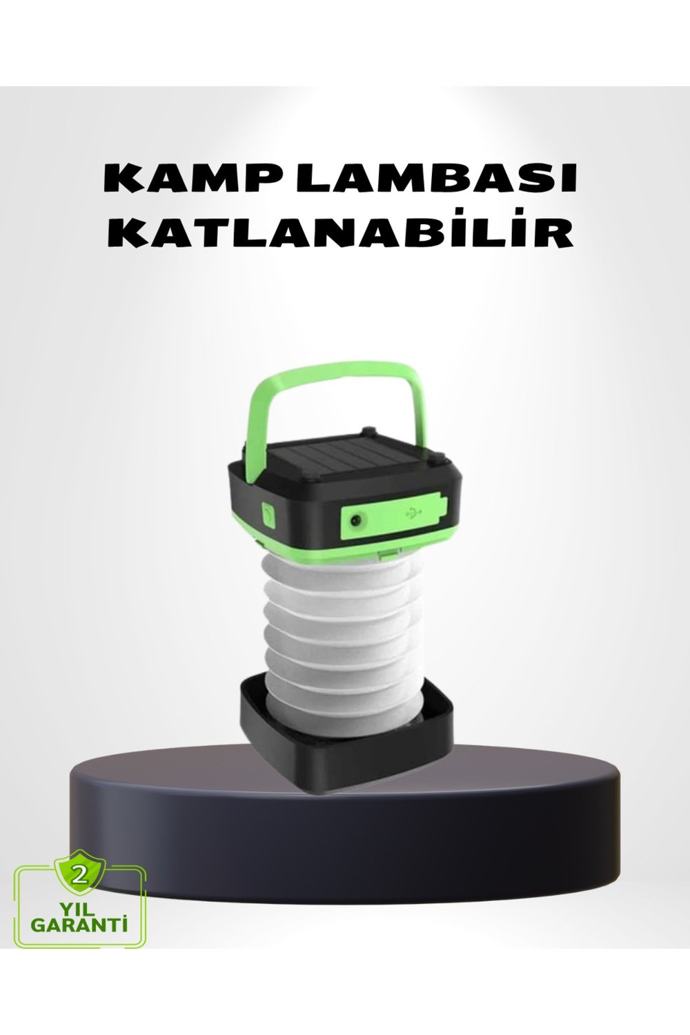 Şarjlı LED Lamba – Dokunmatik Sensörlü, 3 Kademeli Parlaklık