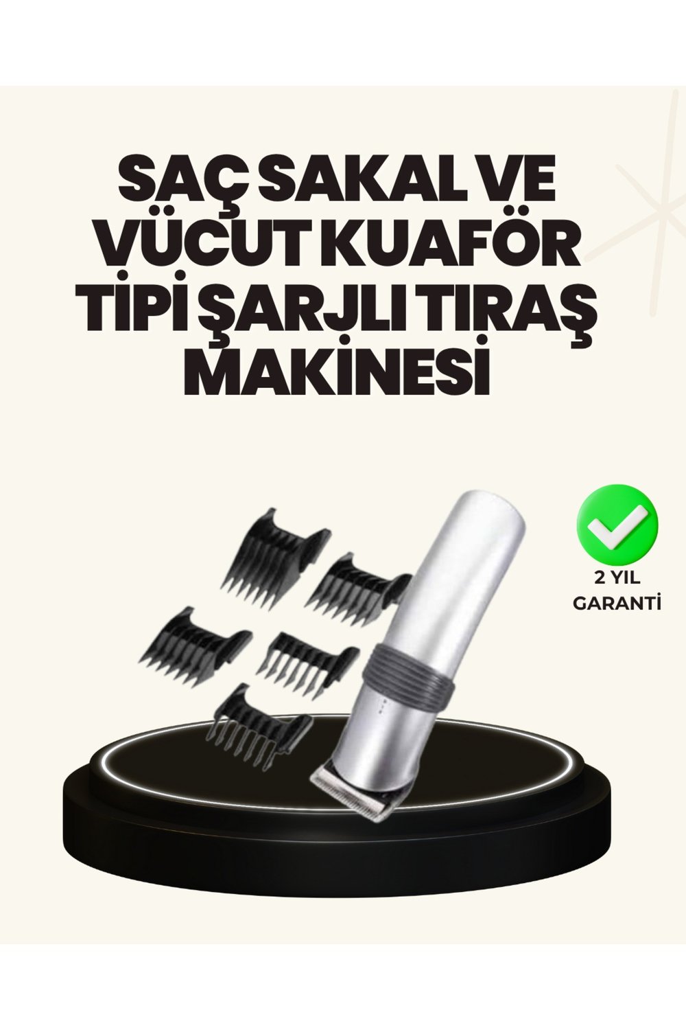 Şarjlı ve Kablosuz Tıraş Makinesi – Her Yerde Rahat Kullanım