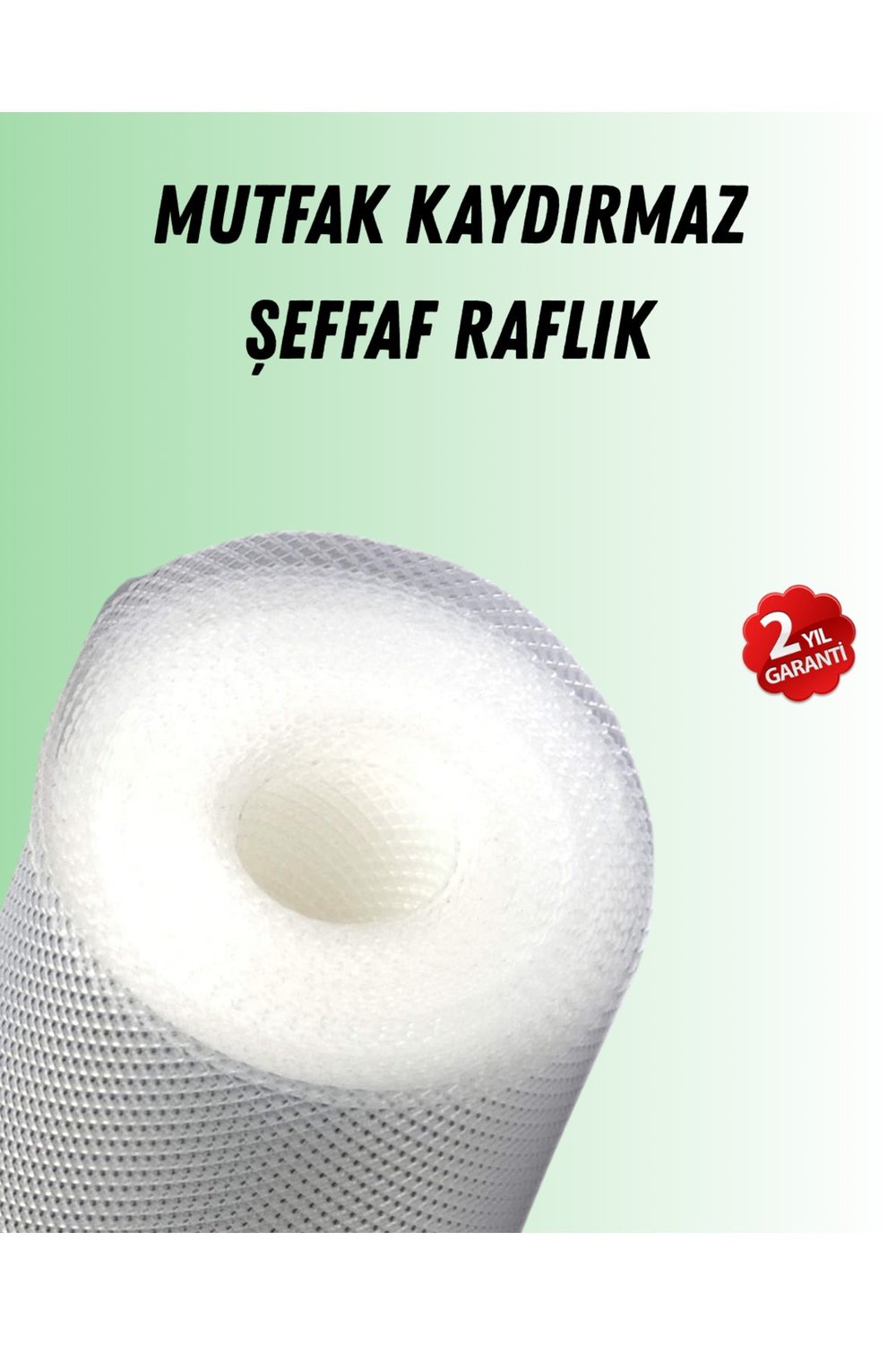 Şeffaf Mutfak Raflığı Ve Çekmece Kaplaması Kaydırmaz Pvc