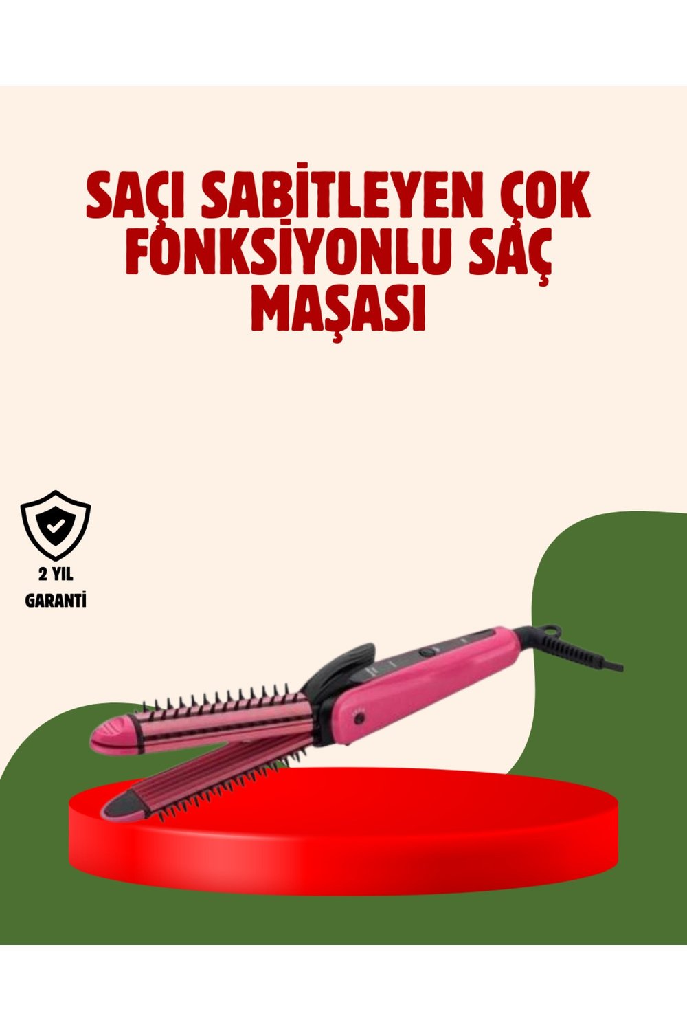 Seramik Kaplama Saç Şekillendirici | Dalga ve Düzleştirme