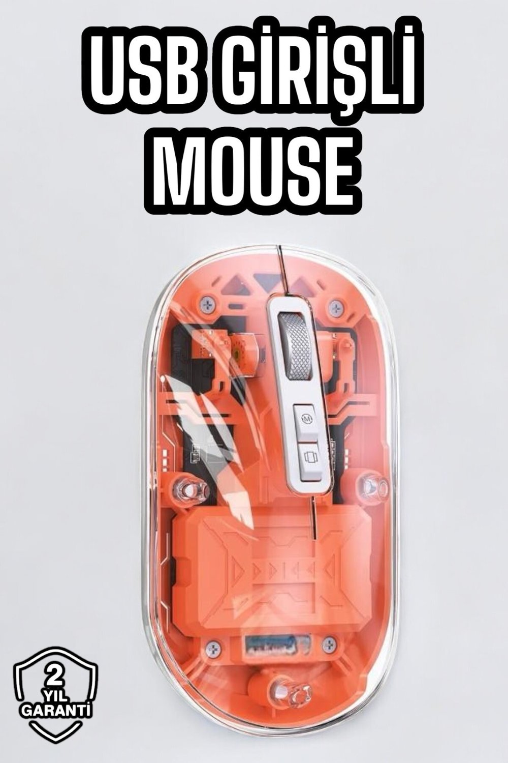 Sessiz Kablosuz USB Girişli Mouse Fare Yüksek Performanslı