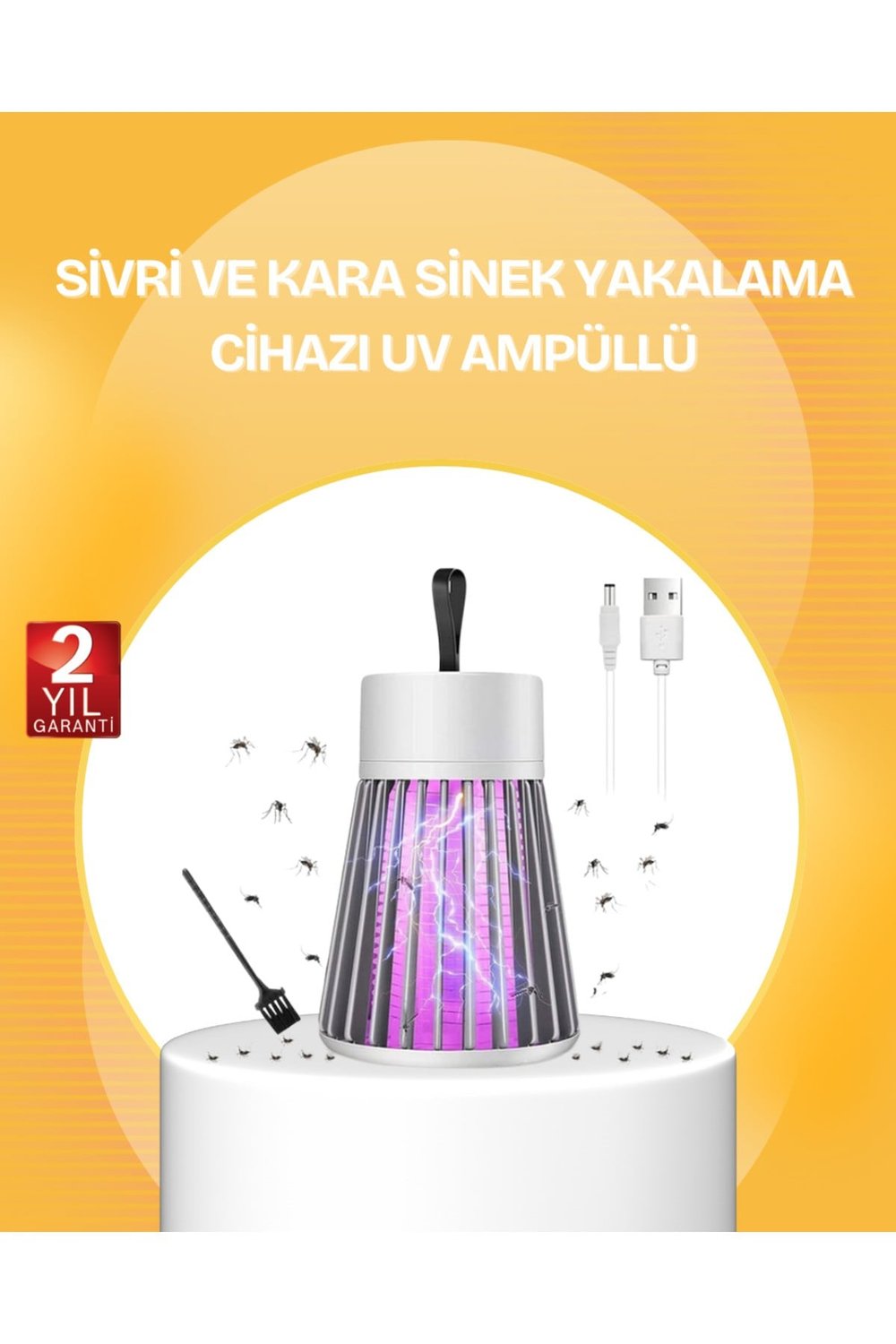 Sessiz ve Güvenli Sivrisinek Kovucu Lamba