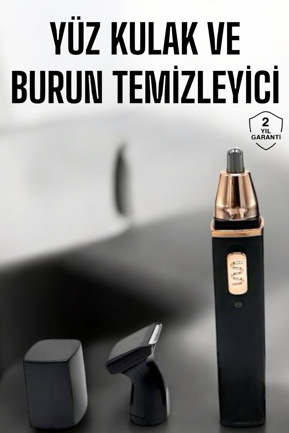 Seyahat Tipi Mini Taşınabilir Siyah Burun Kulak Yanak Kıl ve Tüy Temizleme Makinesi
