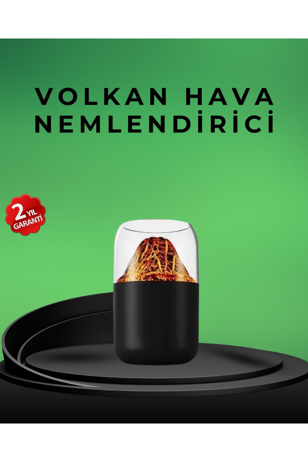 Şık Tasarımlı Aromaterapi ve Nemlendirici Cihaz