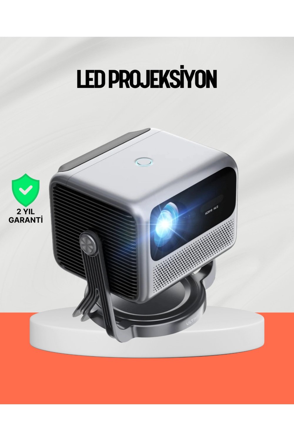 Smart Projector Android TV Yüksek Parlaklık Ev Sineması