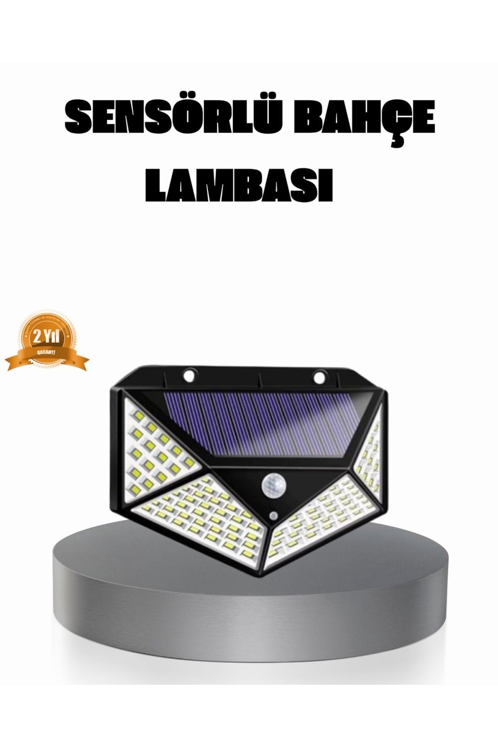 Solar Güçlü 100 LED Bahçe Lambası – Enerji Tasarruflu, Suya Dayanıklı ve Geniş Açılı I�