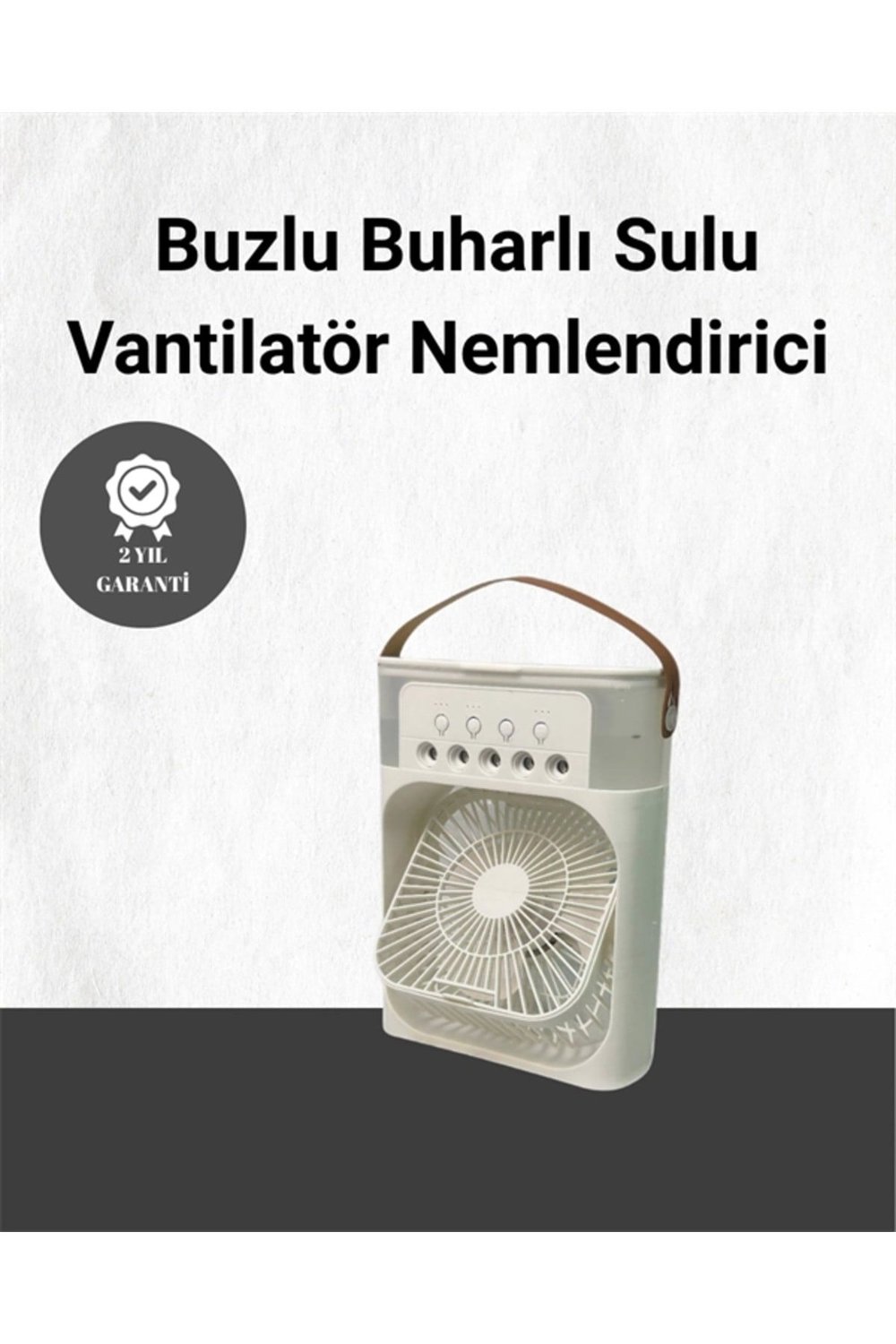 Spreyli Mini Masaüstü Fan | 500Ml Su Hazneli, 3 Kademeli Soğutucu