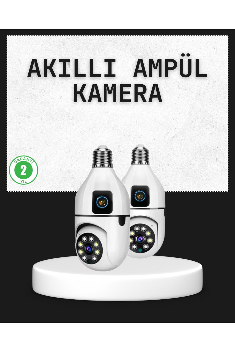 Tak Çalıştır Ampul Kamera – Full HD 1080P Kablosuz Güvenlik Çözümü
